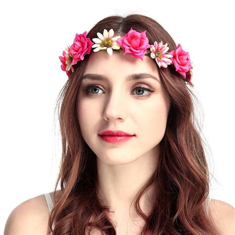 flower headband nearby|artificial flowers for headbands.